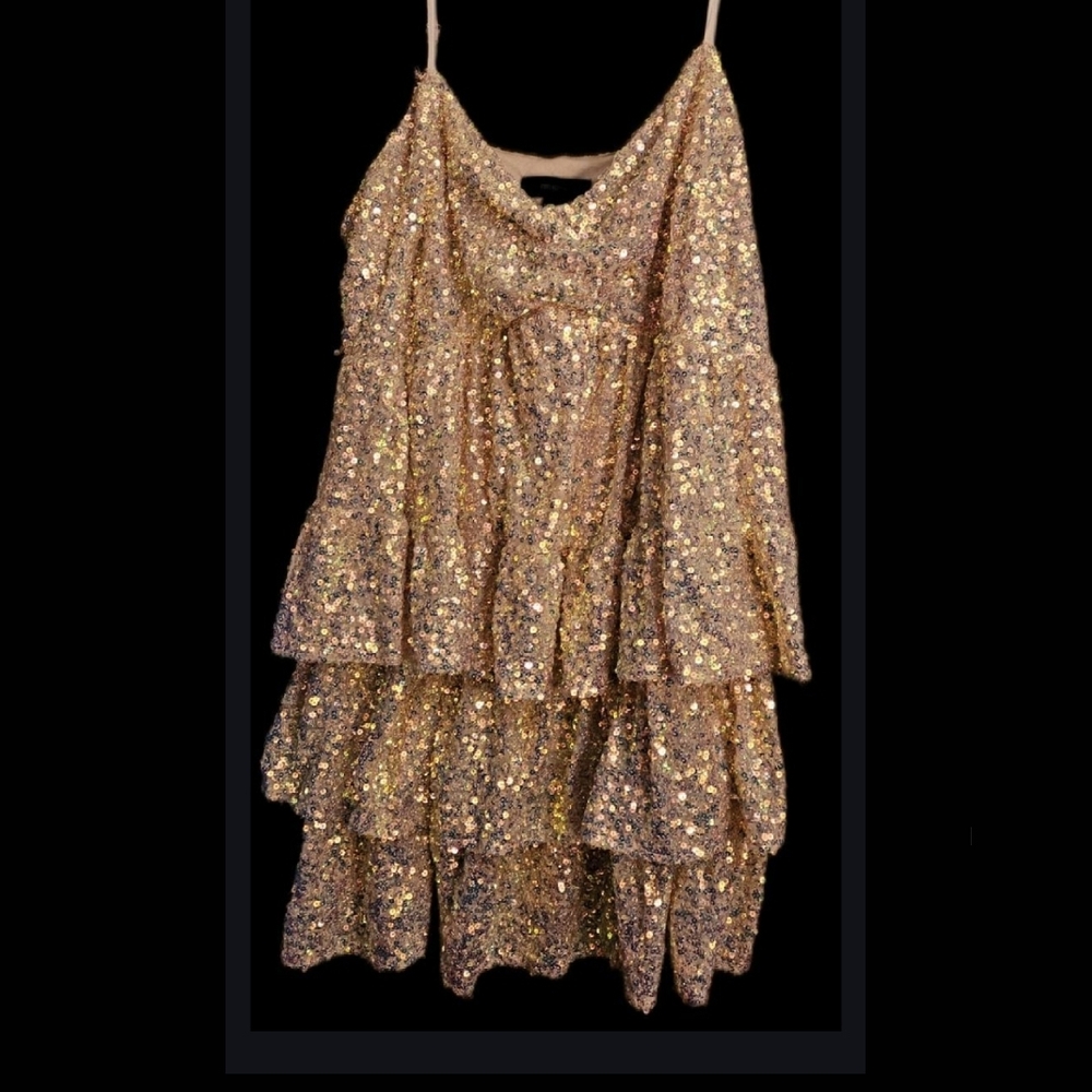 Forever 21 Glittering Gold Dress